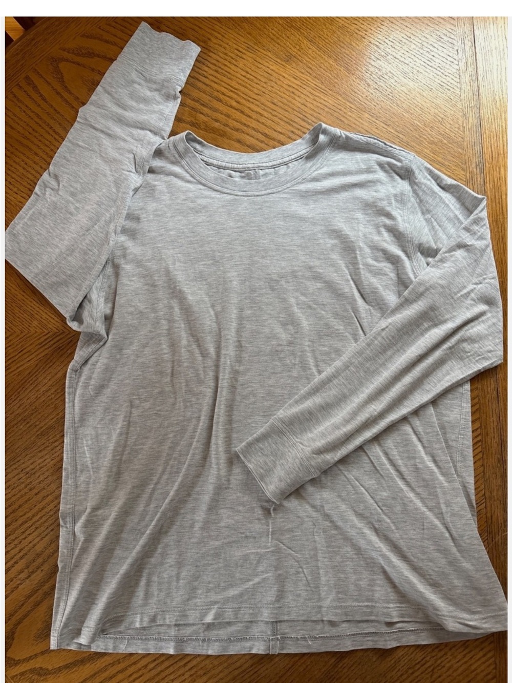 LULULEMON Women’s Love Lightweight Long-Sleeve Crewneck Shirt - Gray